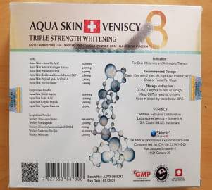 Aqua Skin Veniscy Glutathione Skin Whitening Injection