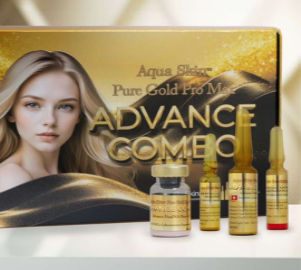 Aqua Skin Pure Gold Pro Max Advance Combo Glutathione Injection