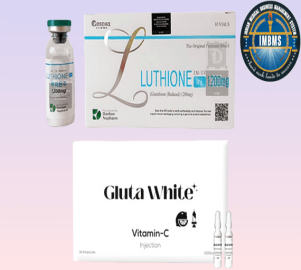 Luthione glutathione reduced with gluta white vitamin c