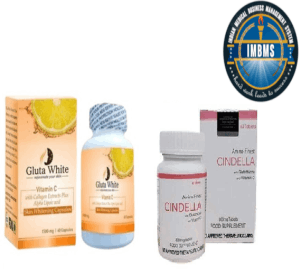 cindella amino finest Glutathione with gluta white vitamin c capsules