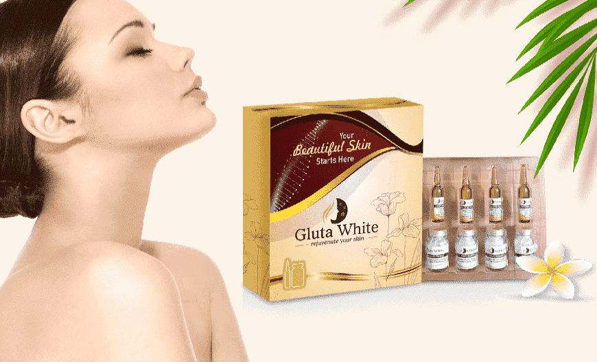 Skin treatment with Glutathione injection