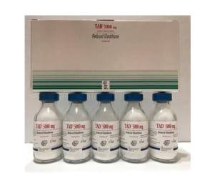 Tad 5000 mg Reduced glutathione skin whitening injection