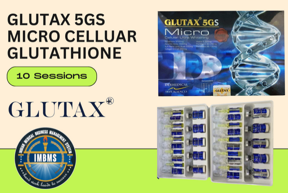 Glutax 5gs micro cellular 10 sessions ultra whitening glutathione injection