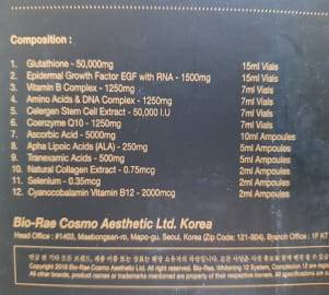 skin whitening injection Bio Rae Complexion