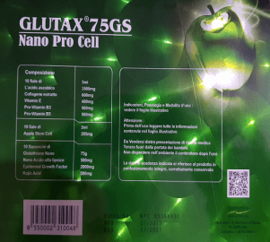 Glutax 75GS Nano Pro Cell Skin Whitening Glutathione 10 Sessions Injection