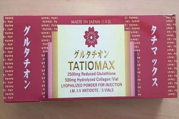 Tatiomax 2500mg Reduced Glutathione Skin Whitening Injection 5 Session