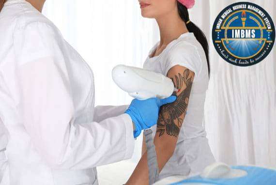 Laser tattoo removal treatment
