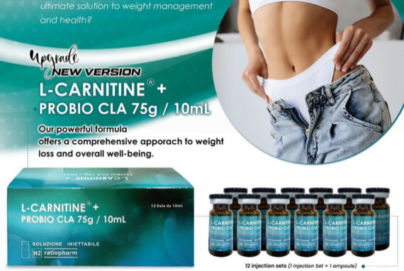 L Carnitine Probio CLA 75g 10ml Weight Loss Injection