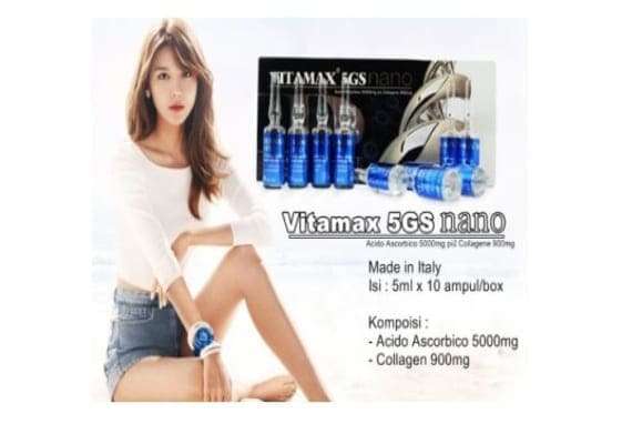 Vitamax 5GS Nano Vitamin C and Collagen Skin Whitening Injection