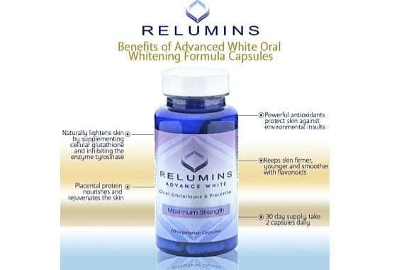 Relumins Advance White Oral Glutathione and Placenta Maximum Strength Capsules