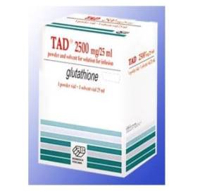 Tad 2500 mg glutathione injection 5 Sessions
