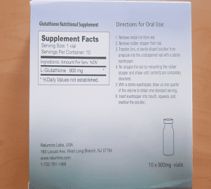 Relumins 1400mg Advance Glutathione 10 Sessions Injection