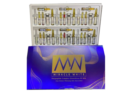 Miracle White 99000000mg Glutathione Skin Whitening Injection