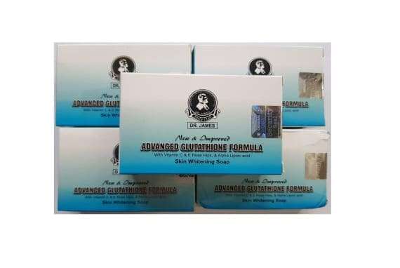Dr James Advanced Glutathione Skin Whitening Soap Pack of 5