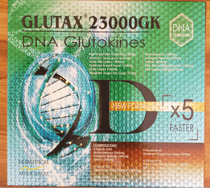 Glutax 23000GK DNA Glutokines Skin Whitening 4 Sessions Injection