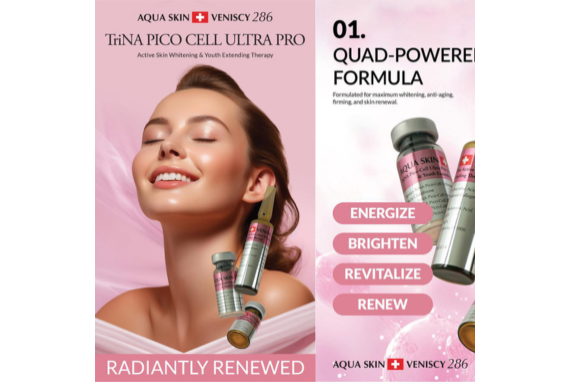 Aqua Skin Veniscy 286 TriNa Pico Cell Glutathione Injection