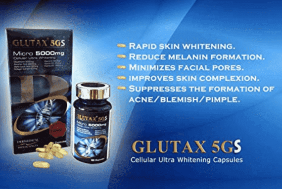 Glutax 5GS Micro 5000mg Cellular Ultra Skin Whitening 60 Capsules