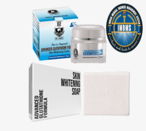 Dr james whitening cream with gluta white soap