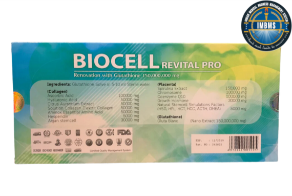 Biocell Revital Pro Renovation 150000000mg Skin Whitening Injection