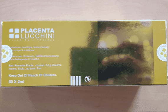 Buy Placenta Lucchini fresh cell therapy skin whitening injection