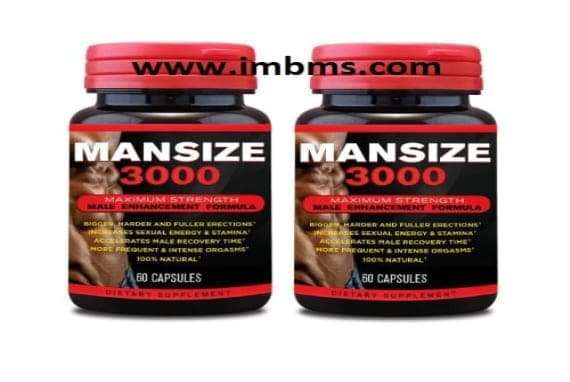 Sexual Stamina And Erection Supplements Mansize 3000 Enhancement Capsules 2576