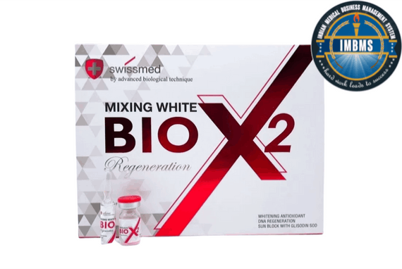 Mixing white bio x2 regeneration glutathione injection