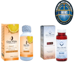 Relumins glutathione 1000mg with Gluta white vitamin c