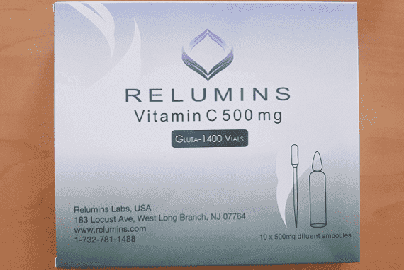 Relumins 1400mg Advance Glutathione 10 Sessions Injection