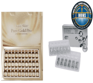 Aqua skin pure gold pro ultra with laroscorbine platinum