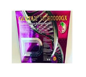 Glutax 10000000GX DualNA Premium Recombined Cell 10 Sessions & 2 soaps (100g each) Skin Whitening Injection