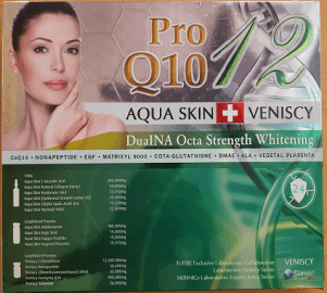 Aqua Skin Veniscy 12 DualNA Octa Strength Skin Whitening 10 Sessions Injection