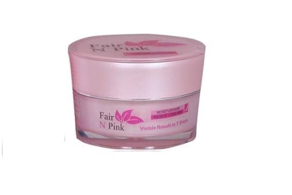 Fair N Pink Moisturiser Face Whitening Night Cream