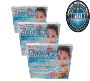 Gluta active 200000 Super aura white pack of 3