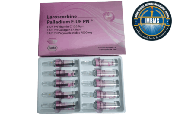 Laroscorbine Palladium Gold Box Vitamin C 42G & Collagen 15Gram at