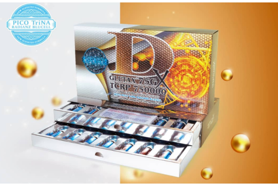  New Version Glutax 75GX TCRP 750000 Glutathione Injection