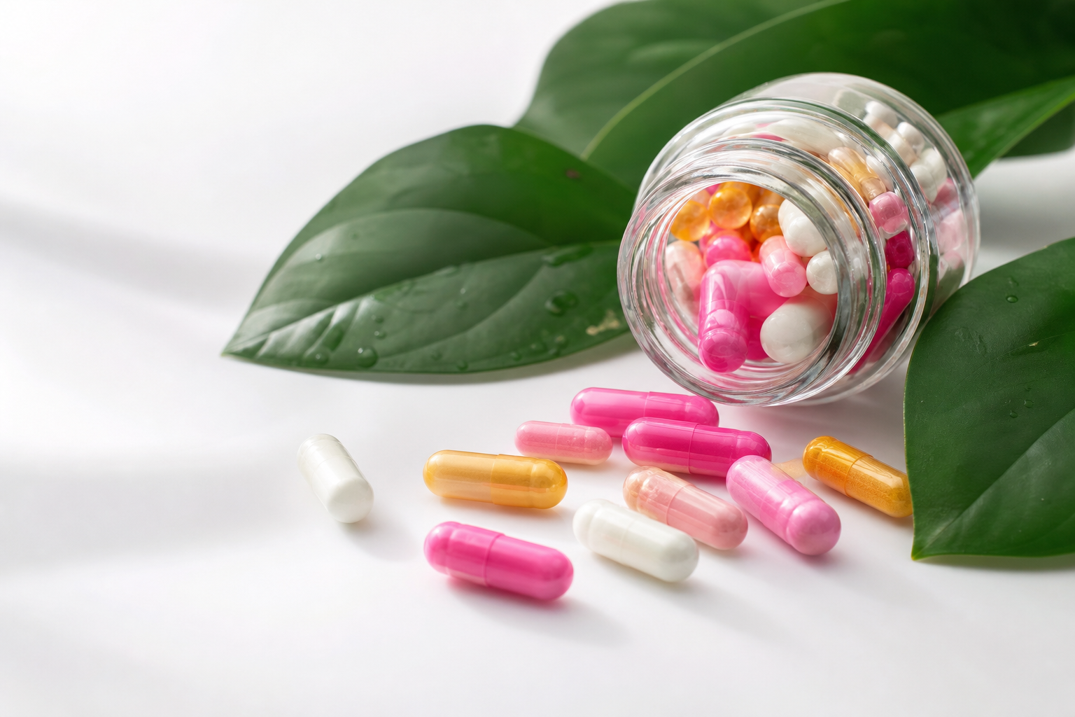 Skin whitening capsules