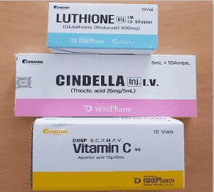 cindella luthione vitamin c 600mg skin whitening